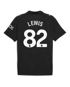 Manchester City Rico Lewis #82 Maglia Gara Trasferta Repliche 2025-26 Maniche Corte